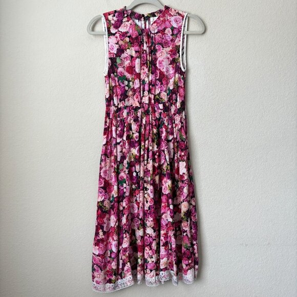 Kate Spade New York Rose Print Tie Back Dress - Picture 16 of 16